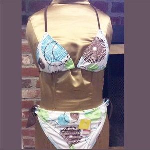 O’Neill Solar Swirl Retro Triangle String Bikini